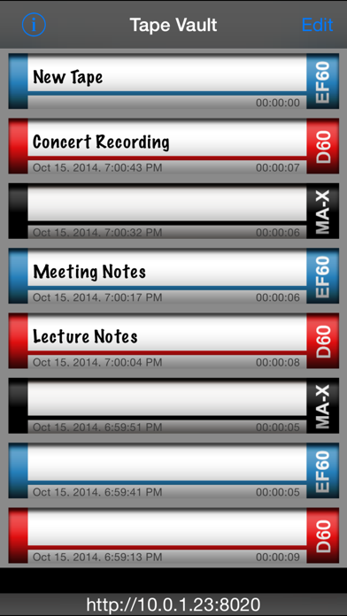 Tapes Lite Screenshots