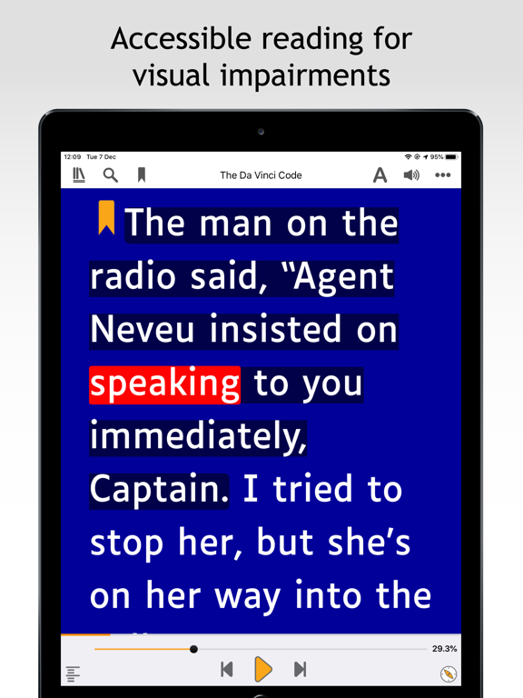 Dolphin EasyReader iPad Screenshots