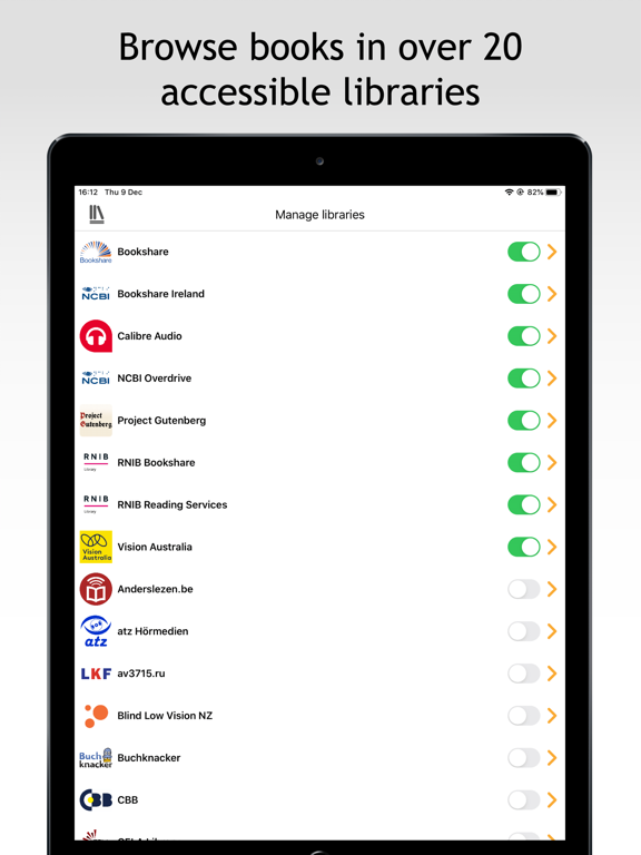 Dolphin EasyReader iPad Screenshots
