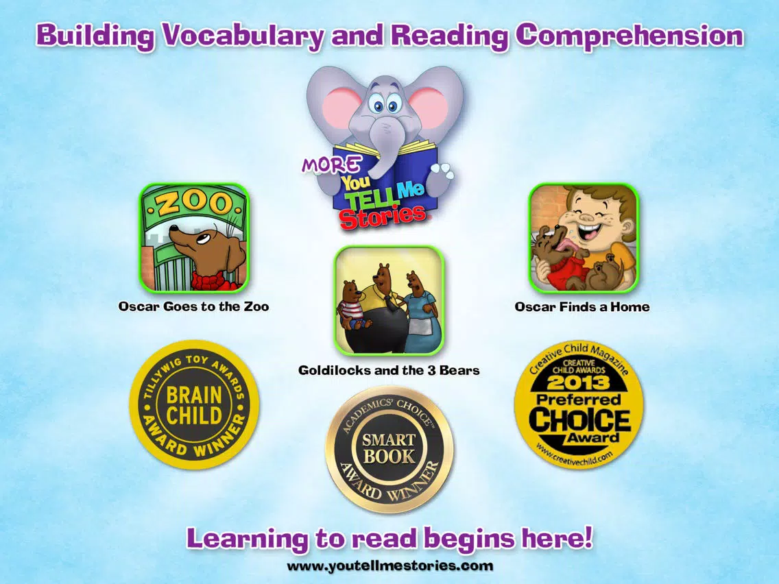 Chicken Little with WordWinks and Retell, Record & Share iPad Screenshots