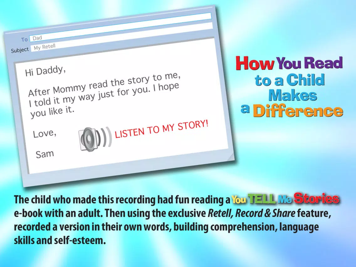 Chicken Little with WordWinks and Retell, Record & Share iPad Screenshots