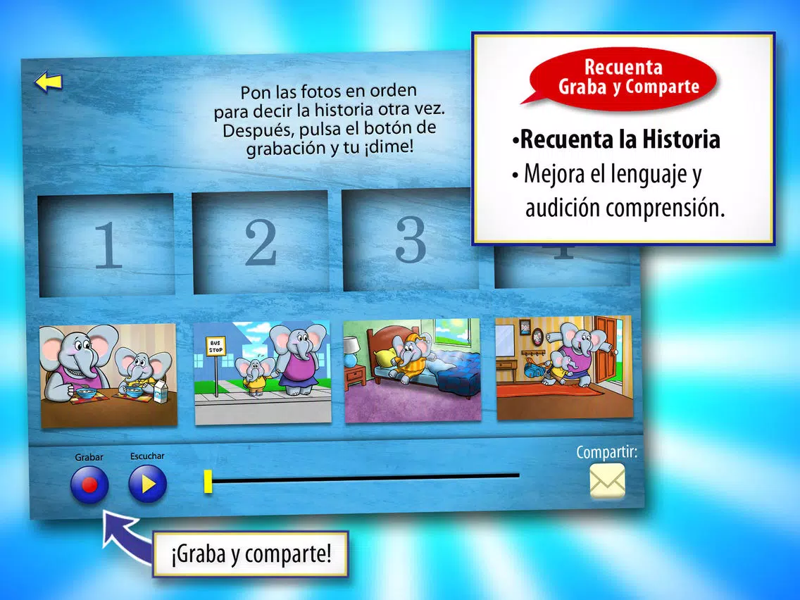 Caperucita Roja con WordWinks iPad Screenshots