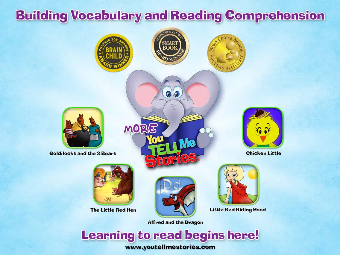 The Lion and the Mouse with WordWinks and Retell, Record & Share iPad Screenshots