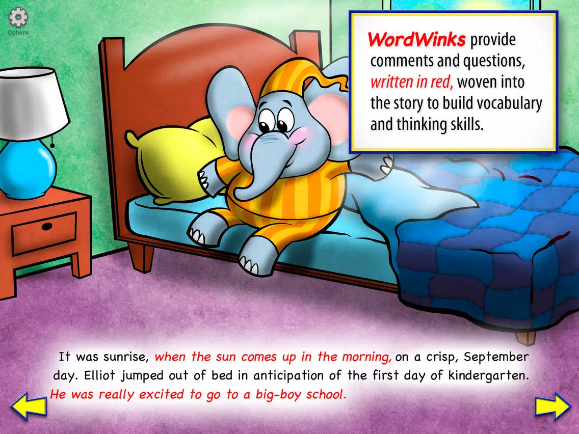 The Lion and the Mouse with WordWinks and Retell, Record & Share iPad Screenshots