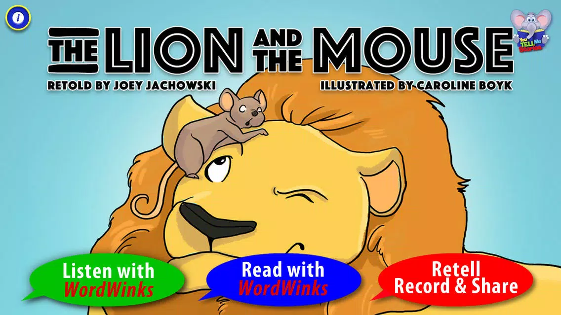 The Lion and the Mouse with WordWinks and Retell, Record & Share Screenshots