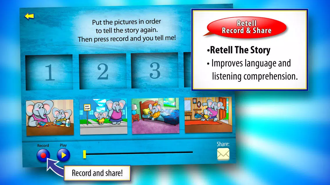 The Lion and the Mouse with WordWinks and Retell, Record & Share Screenshots