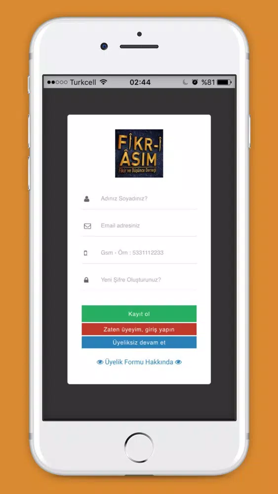 Fikr-i Asım - Fikir ve Düşünce Derneği Screenshots