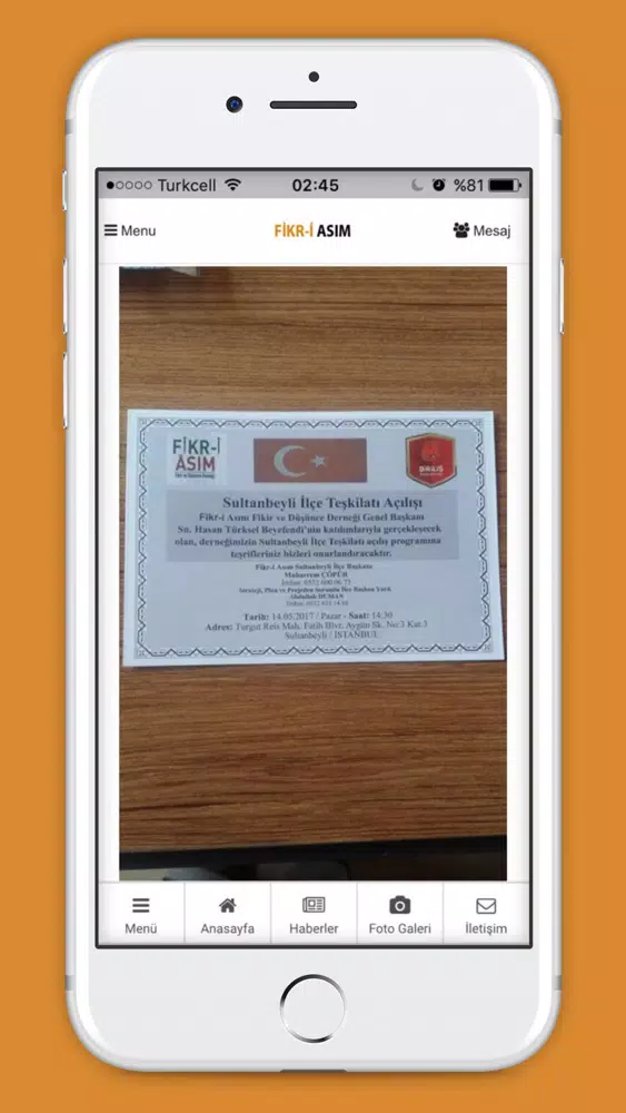 Fikr-i Asım - Fikir ve Düşünce Derneği Screenshots