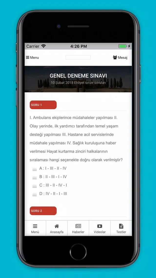 Taşer Sürücü Kursu & Src Kursu Screenshots
