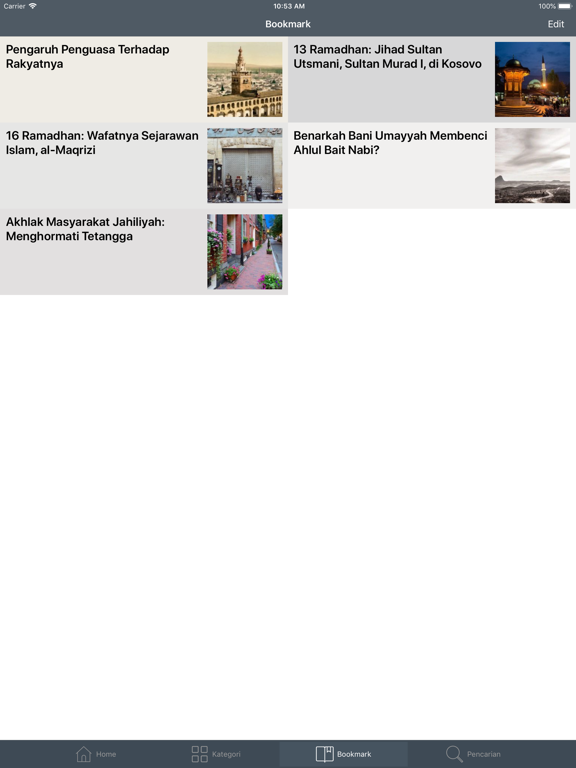 Kisah Muslim iPad Screenshots