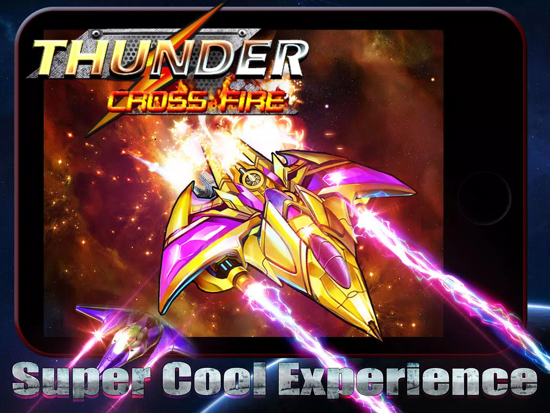 Thunder cross fire:force war (free aircraft games) iPad  Screenshots