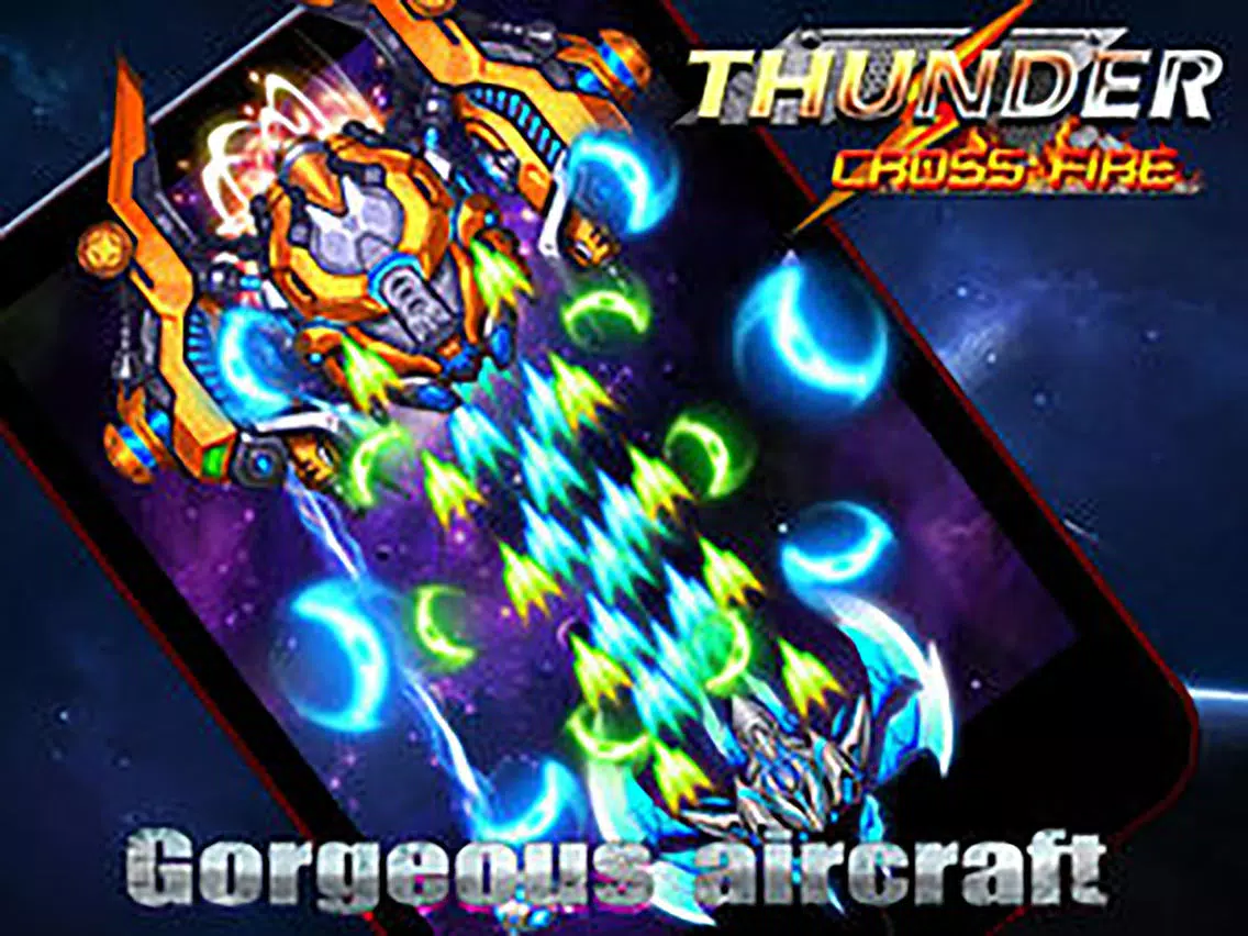 Thunder cross fire:force war (free aircraft games) iPad  Screenshots