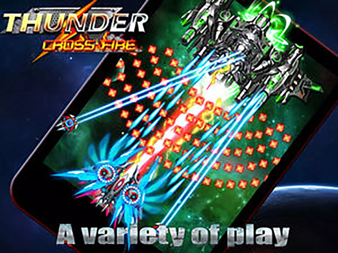 Thunder cross fire:force war (free aircraft games) iPad  Screenshots
