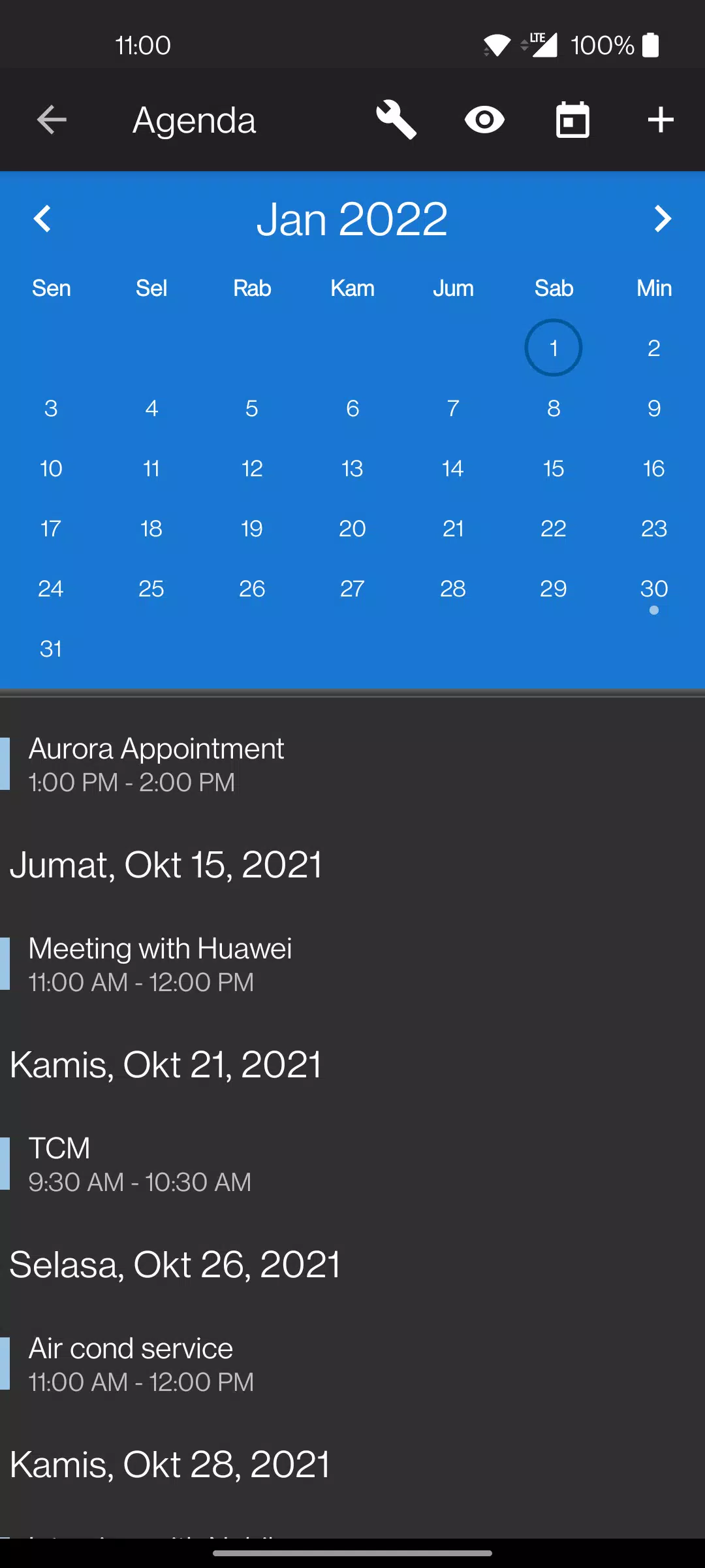 Indonesia Calendar Screenshots