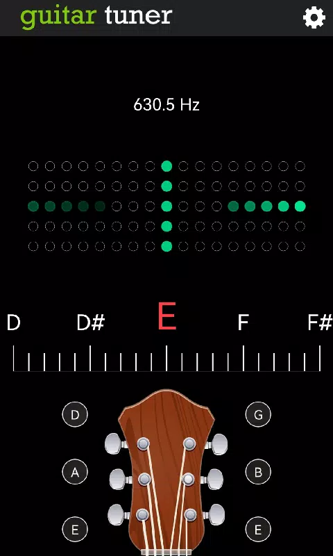 ภาพหน้าจอของ 调音器(Guitar Tuner)
