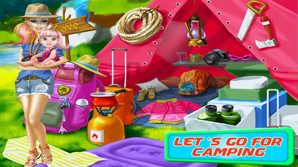 Family Going To Camping Kids Games應用截圖