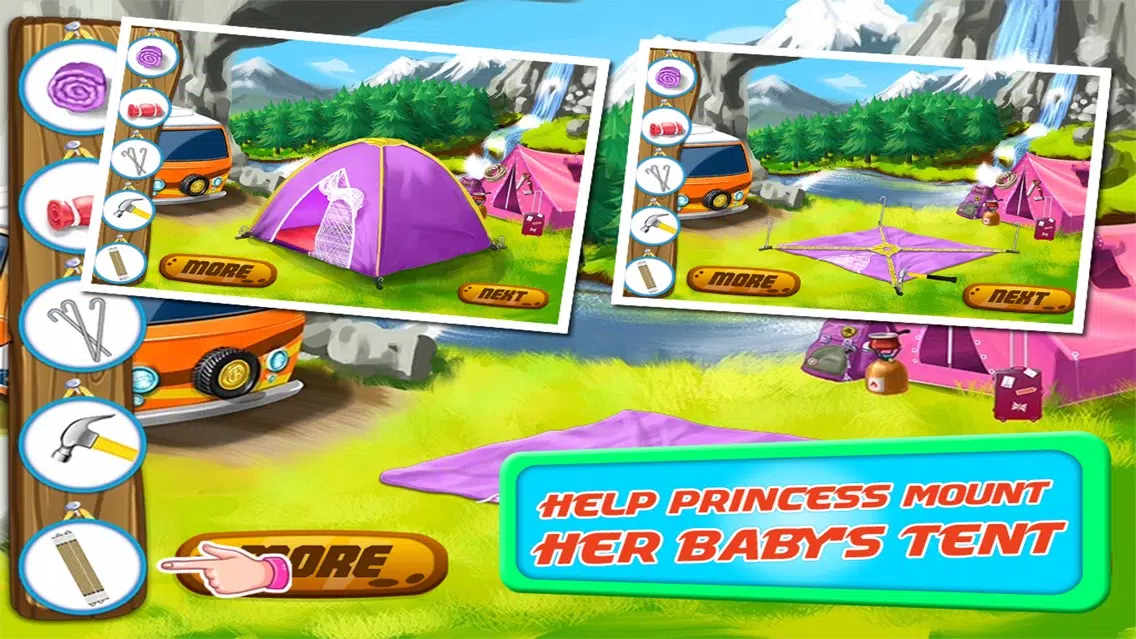 Family Going To Camping Kids Games應用截圖
