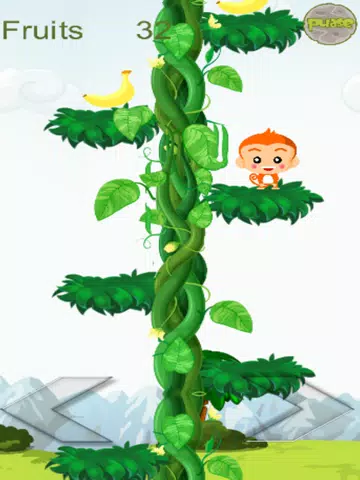Monkey Jump For banana iPad Screenshots