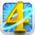 Fours - 2048 Number Puzzle Game