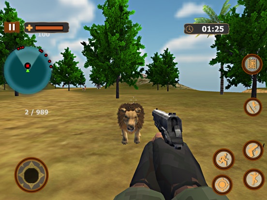 Tangkapan layar Animal Hunt : Jungle Survival iPad 