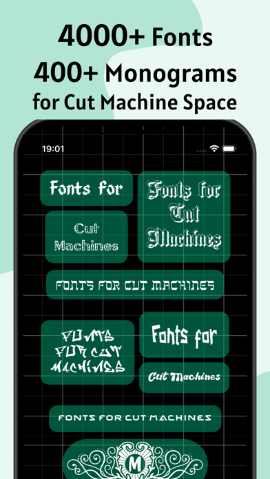 Font Space for Cut Machines Screenshots