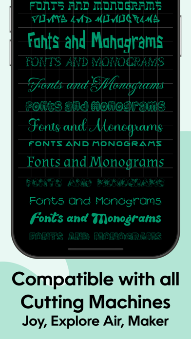 Font Space for Cut Machines Screenshots