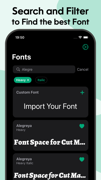 Font Space for Cut Machines Screenshots