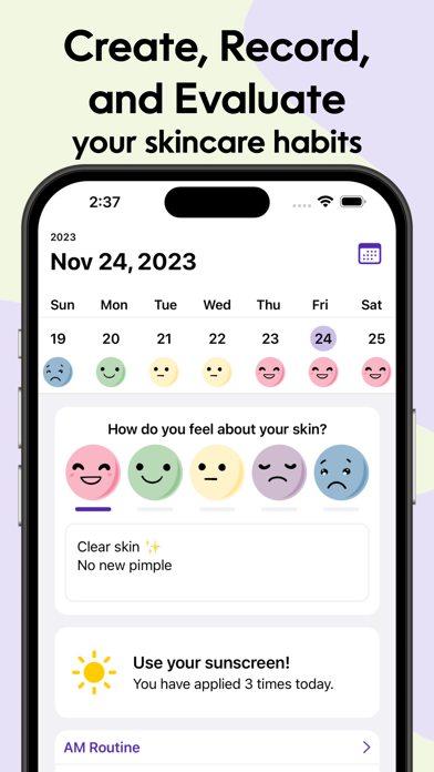 Dewy: Skincare Routine Journal Screenshots
