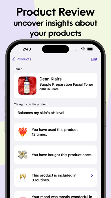 Dewy: Skincare Routine Journal Screenshots