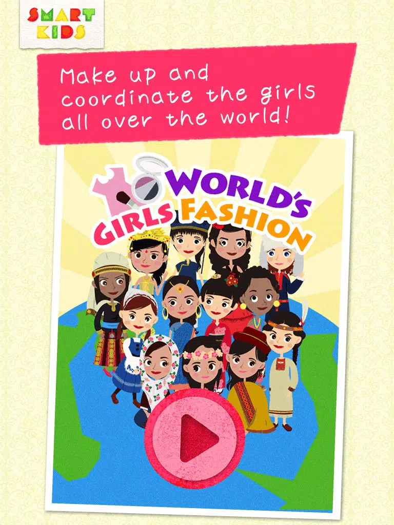World's girls fashion -Game of dress-up ethnic costumes and make-up for girls iPad Screenshots
