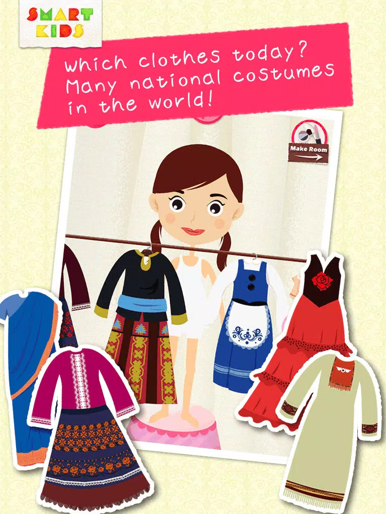 World's girls fashion -Game of dress-up ethnic costumes and make-up for girls iPad Screenshots