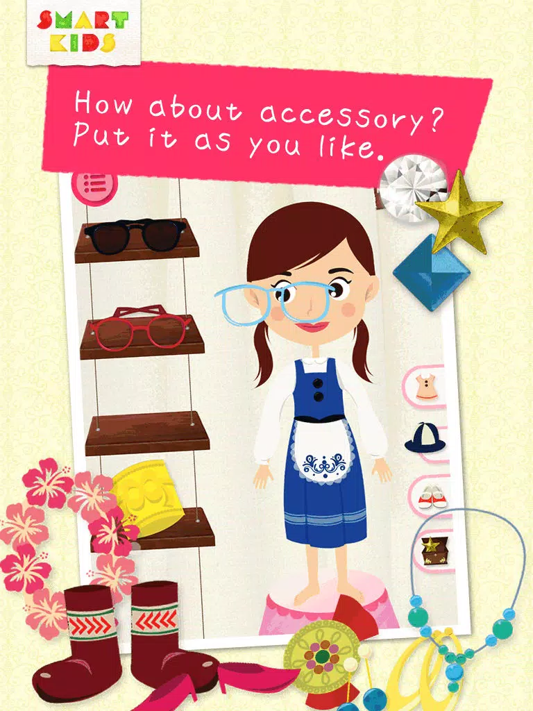 World's girls fashion -Game of dress-up ethnic costumes and make-up for girls iPad Screenshots