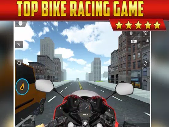 Tangkapan skrin Moto Speed in City iPad 