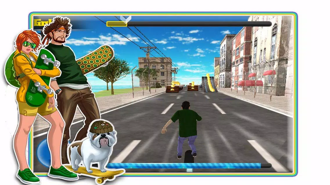 Boy Skate City Adventure Screenshots