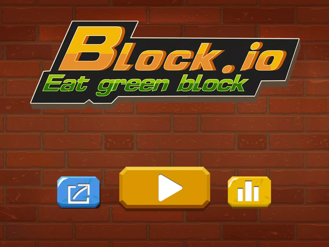 block.io-little yellow block smash others to make self bigger iPad Screenshots