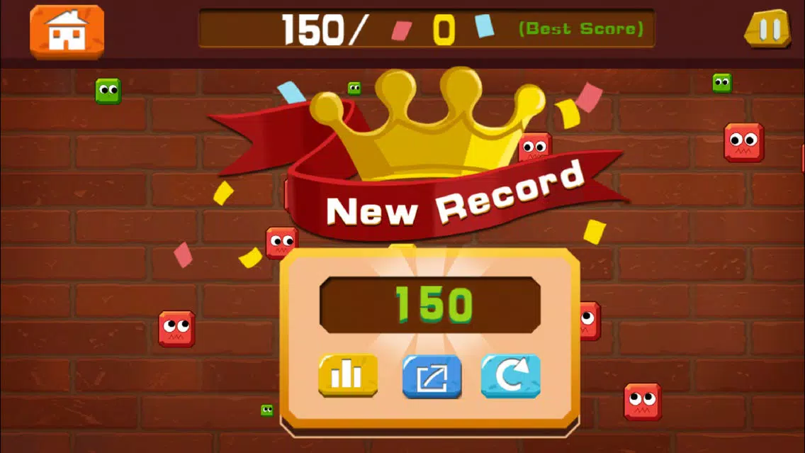 block.io-little yellow block smash others to make self bigger Screenshots