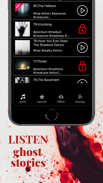 Creepypasta Scary Stories App Screenshots