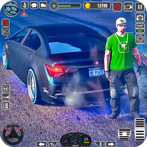 US Car Driving Car 3D