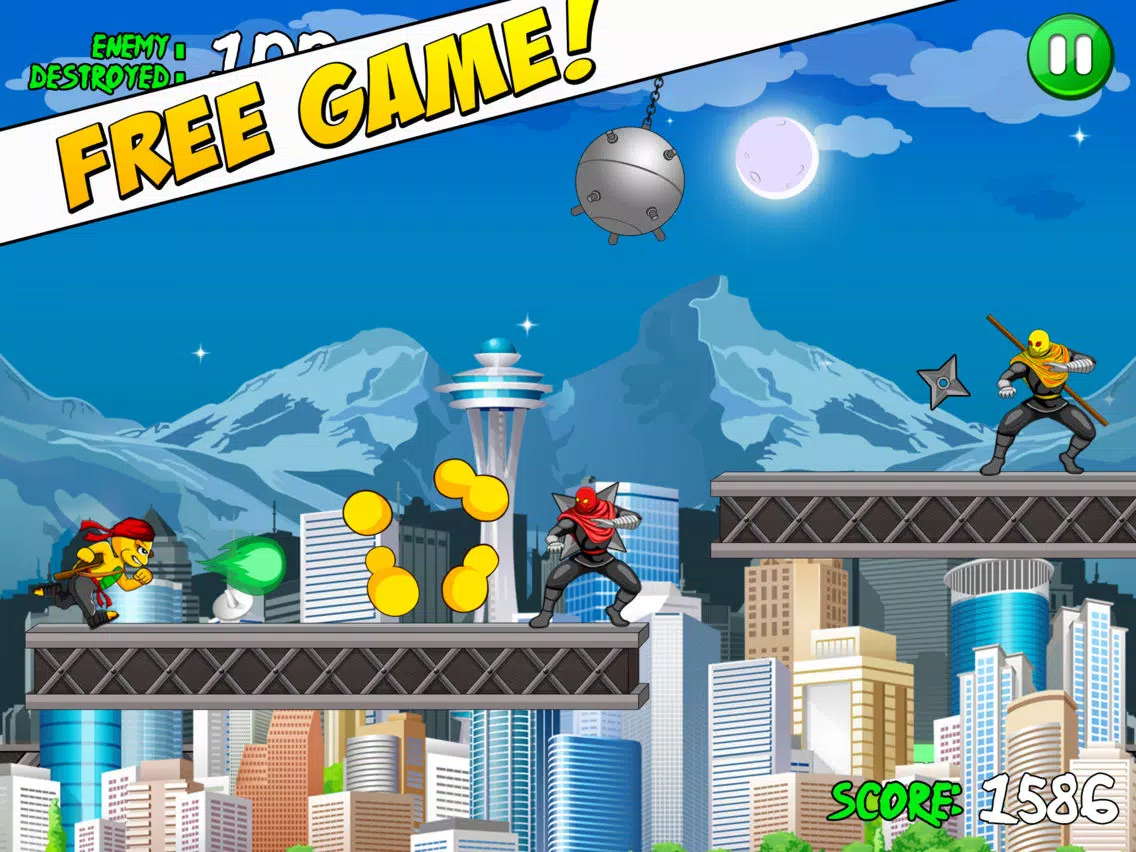Action Ninja 4 iPad Screenshots