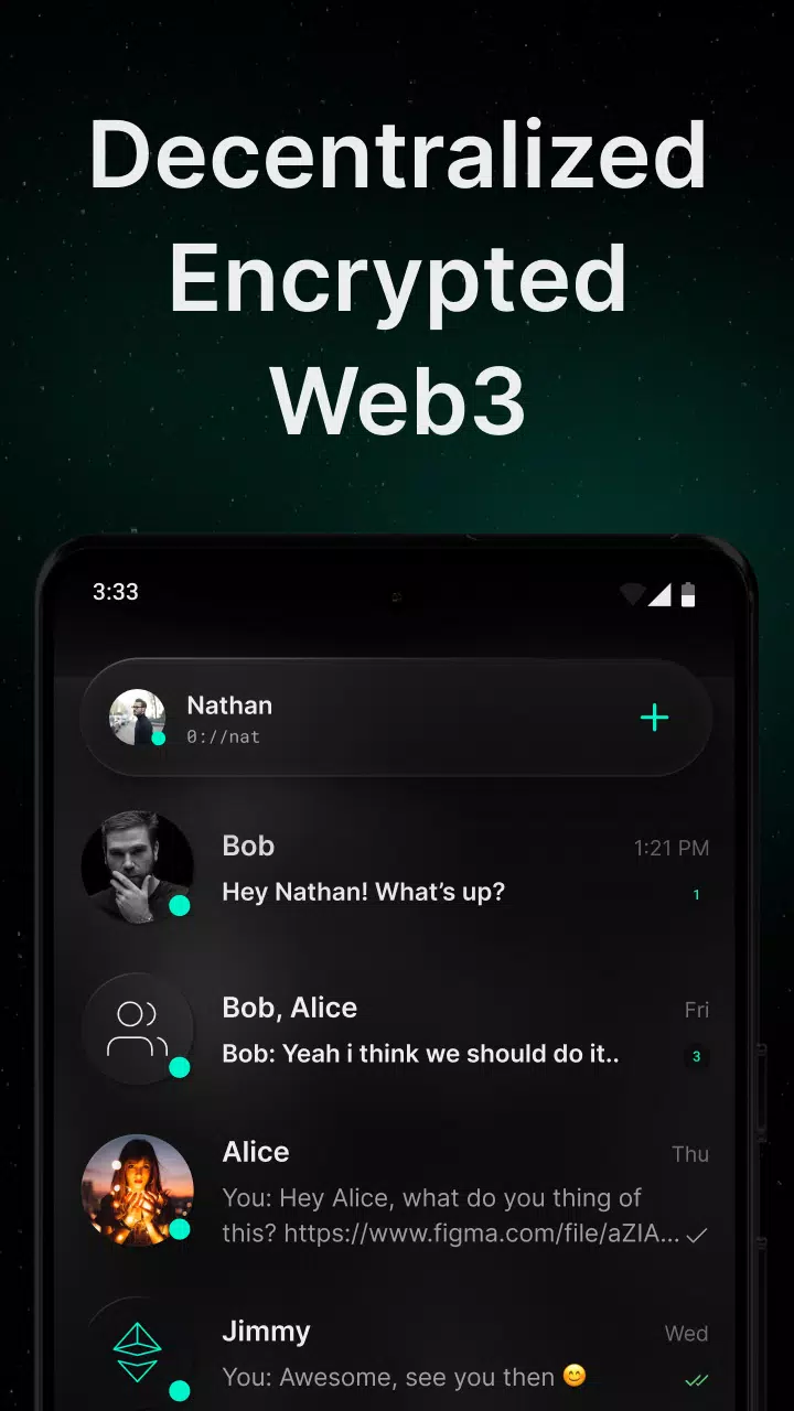 ZERO Messenger Screenshots