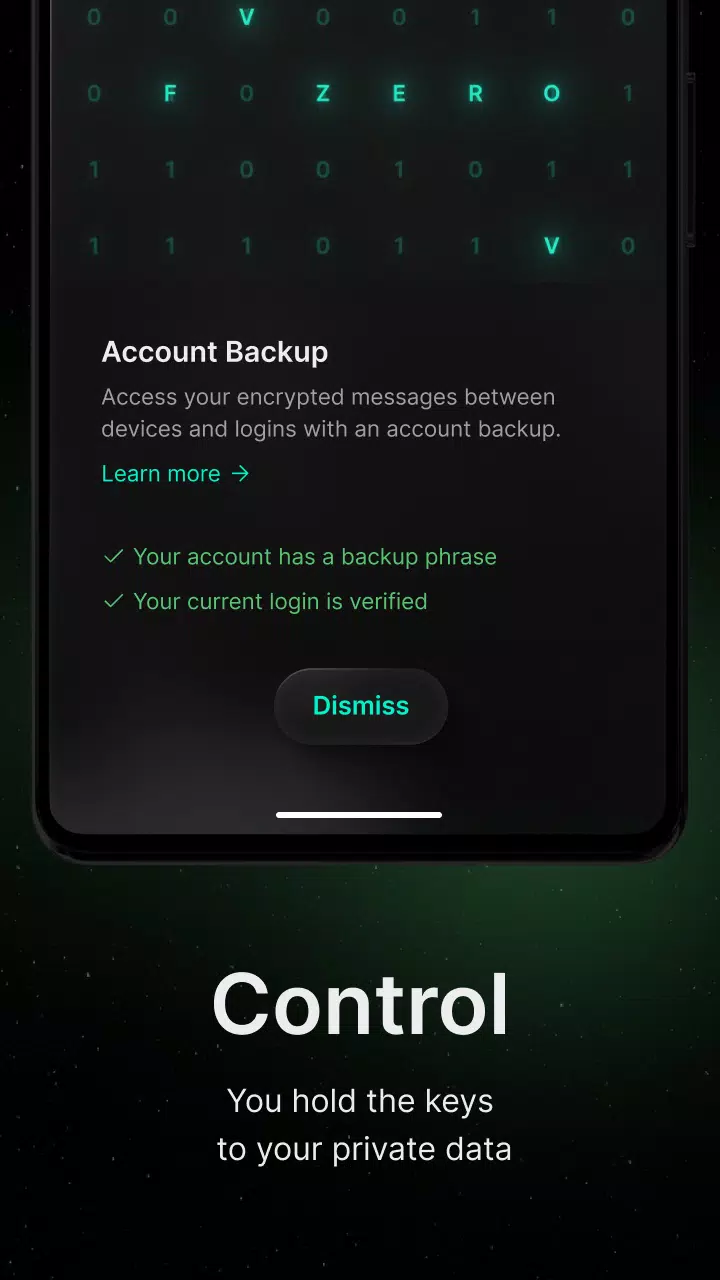 ZERO Messenger Screenshots