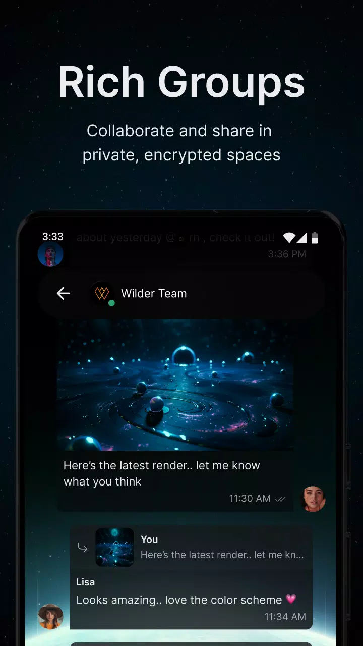 ZERO Messenger Screenshots