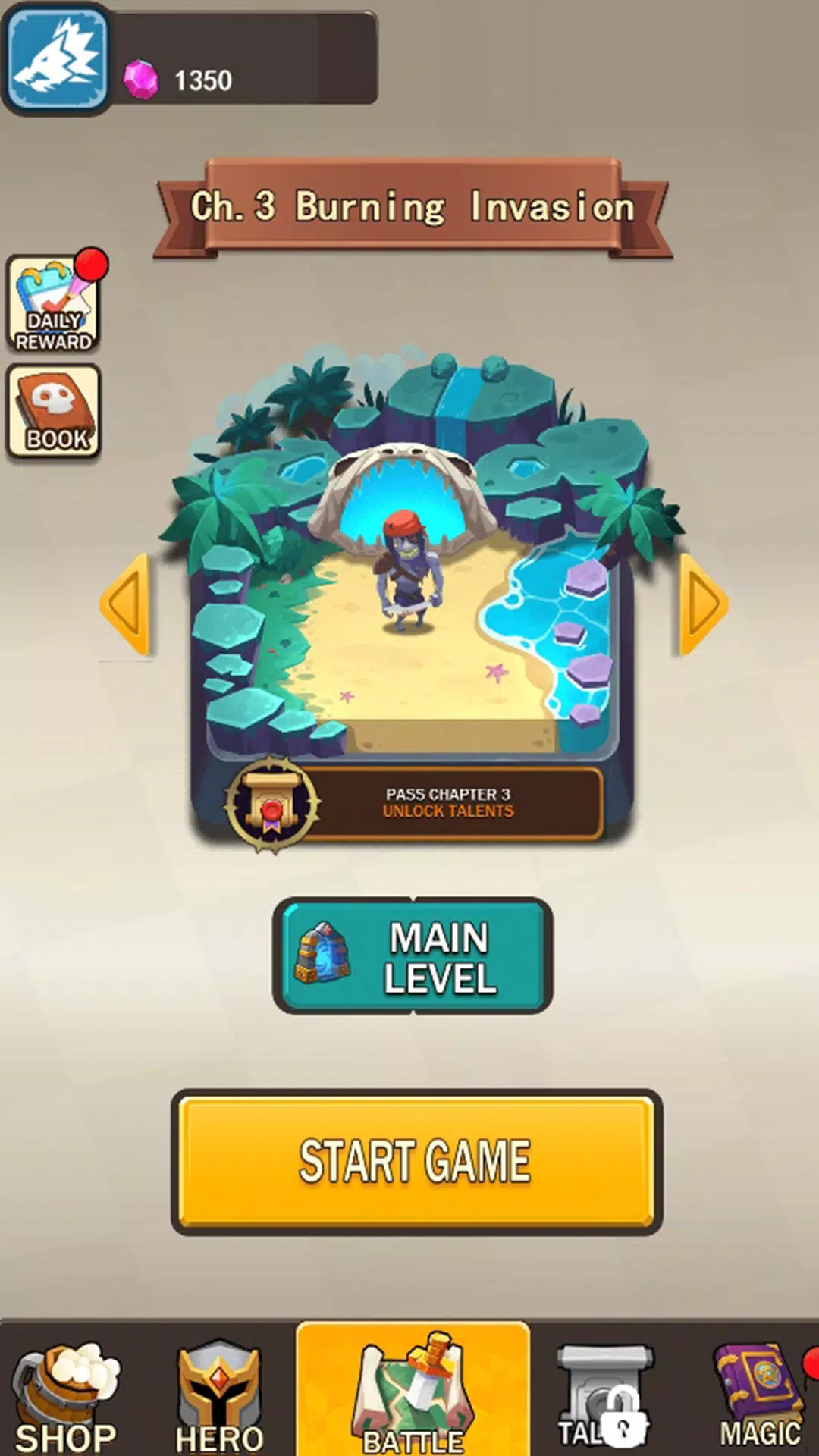 Arcane Hero Battle Screenshots