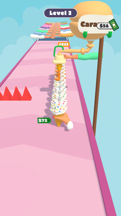 Tangkapan skrin Ice Cream Stacker!