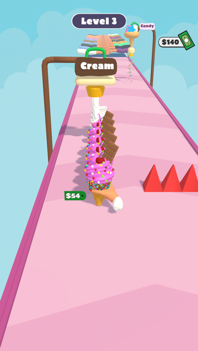Tangkapan skrin Ice Cream Stacker!