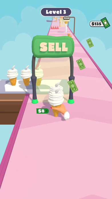 Tangkapan skrin Ice Cream Stacker!