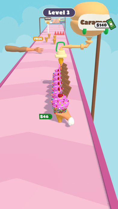 Tangkapan skrin Ice Cream Stacker!