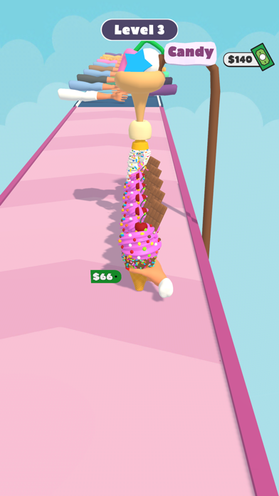 Tangkapan skrin Ice Cream Stacker!