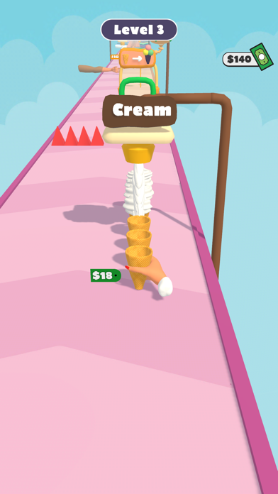 Tangkapan skrin Ice Cream Stacker!