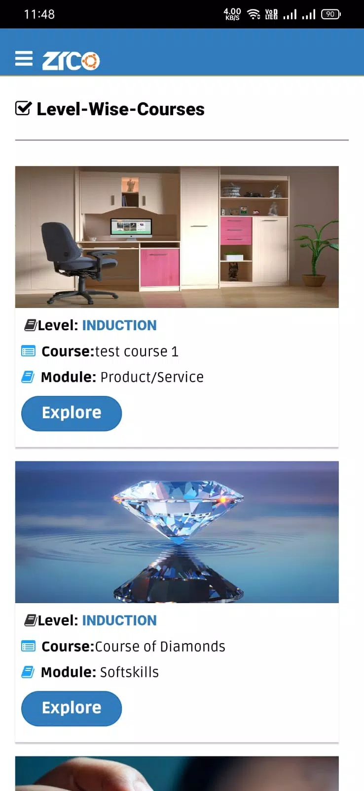 ZICO LMS 2.0 Screenshots